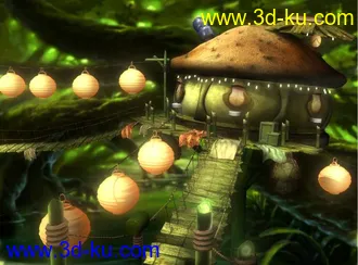 3D打印模型神秘小屋的图片