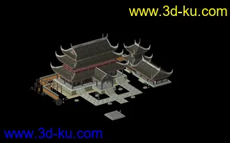 3D打印模型仿诛仙建筑的图片