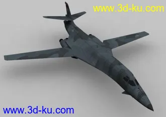 3D打印模型B-1B战略轰炸机的图片
