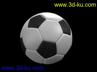 3D打印模型简单足球小道具的图片