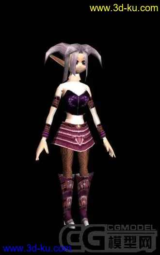 3D打印模型劲舞妹妹的图片