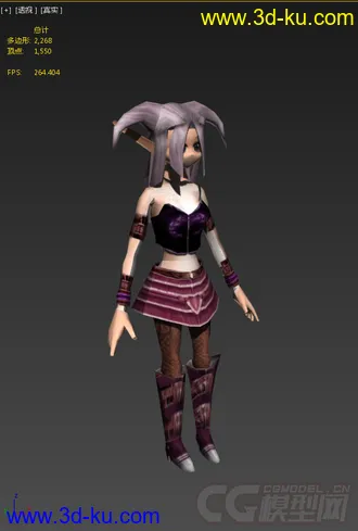 3D打印模型劲舞妹妹的图片