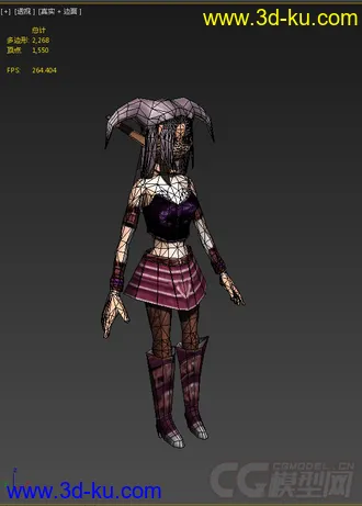 3D打印模型劲舞妹妹的图片