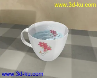3D打印模型瓷杯的图片