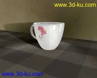 3D打印模型瓷杯的图片