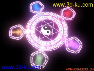 3D打印模型一个魔法阵阵的图片