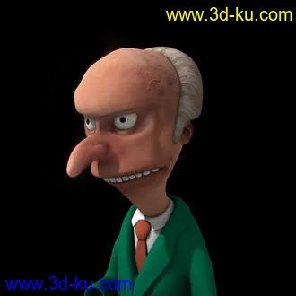 3D打印模型老头的图片