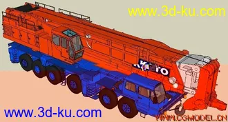 3D打印模型国外重载吊车合集不断更新中的图片