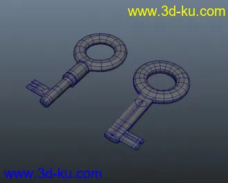 3D打印模型钥匙的图片