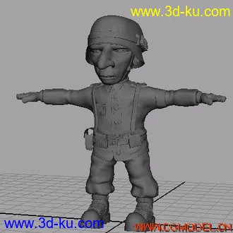 3D打印模型战士的图片