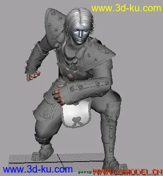 3D打印模型战士的图片