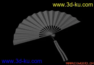 3D打印模型过年可以用到的扇子的图片