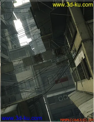 3D打印模型中国老式公房的图片