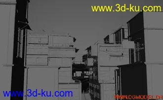 3D打印模型中国老式公房的图片