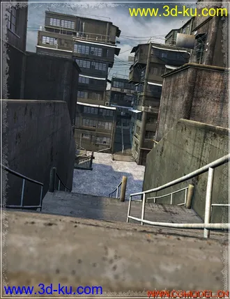 3D打印模型中国老式公房的图片