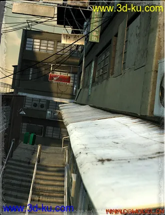 3D打印模型中国老式公房的图片