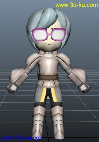 3D打印模型Q版游戏里的各种人物：）含材质的图片