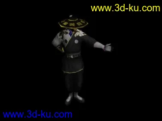 3D打印模型流星蝴蝶剑八卦门弟子，带贴图带动作的图片