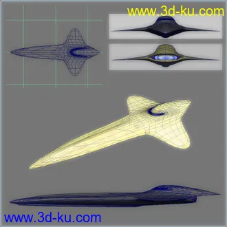 3D打印模型简单又漂亮的飞船mb格式,新年快乐!的图片