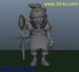3D打印模型可调动画的角色的图片