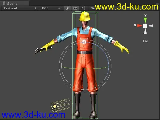 带材质贴图FBX模型unity3d直接可用成人马里奥的图片1