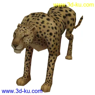 3D打印模型豹子的图片