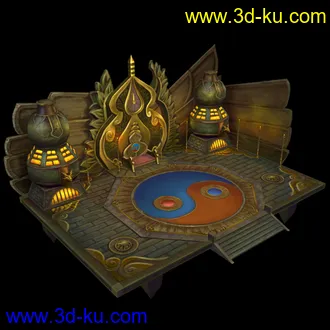 3D打印模型武易中的一场景^_^的图片