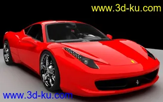 3D打印模型Ferrari 458 Italia的图片