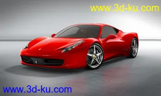 3D打印模型Ferrari 458 Italia的图片