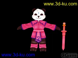 3D打印模型那个号熊猫的号密码忘了 用这个号的图片