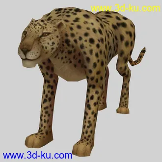 3D打印模型豹子的图片