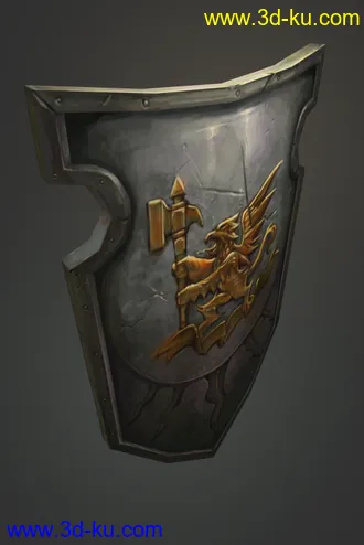 3D打印模型盾牌~~··的图片