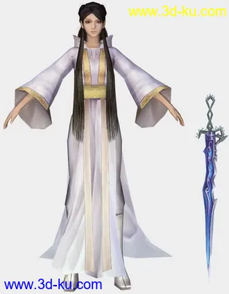 蜀山女剑侠3D模型的图片