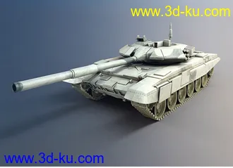 3D打印模型T-90主战坦克的图片