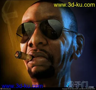 3D打印模型人头的图片