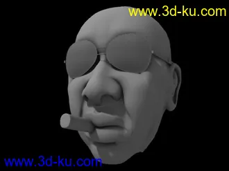 3D打印模型人头的图片