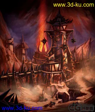 3D打印模型很久以前做的场景的图片