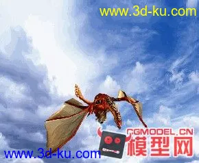 已经绑定的龙怪模型的图片