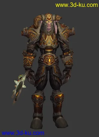 暗夜精灵累死人的模型的图片