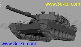 3D打印模型m1a2坦克的图片