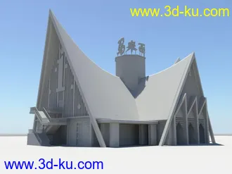 3D打印模型*******世博会里的 马来西亚展览馆********的图片