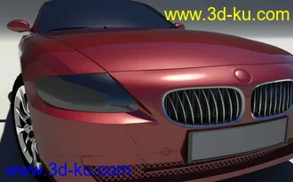 3D打印模型*********宝马跑车（Z4）高模**（加了几张渲染效果）*******的图片