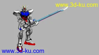 3D打印模型剑炮强袭（Launcher_Sword_Strike_Gundam）的图片