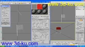 3D打印模型第一次学建模，先来个军旗的图片
