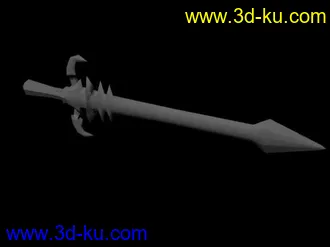 3D打印模型剑模的图片