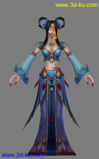 3D打印模型赤壁人物的图片