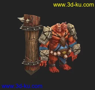 3D打印模型双头巨人的图片