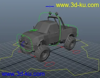 3D打印模型小卡车的图片