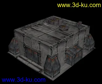 3D打印模型三个房子的合集，来自某fps游戏。。。的图片