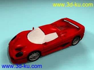 3D打印模型一辆法拉利的图片